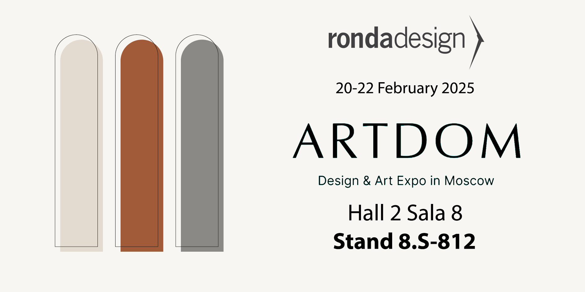 Ronda Design presente a ARTDOM 2025