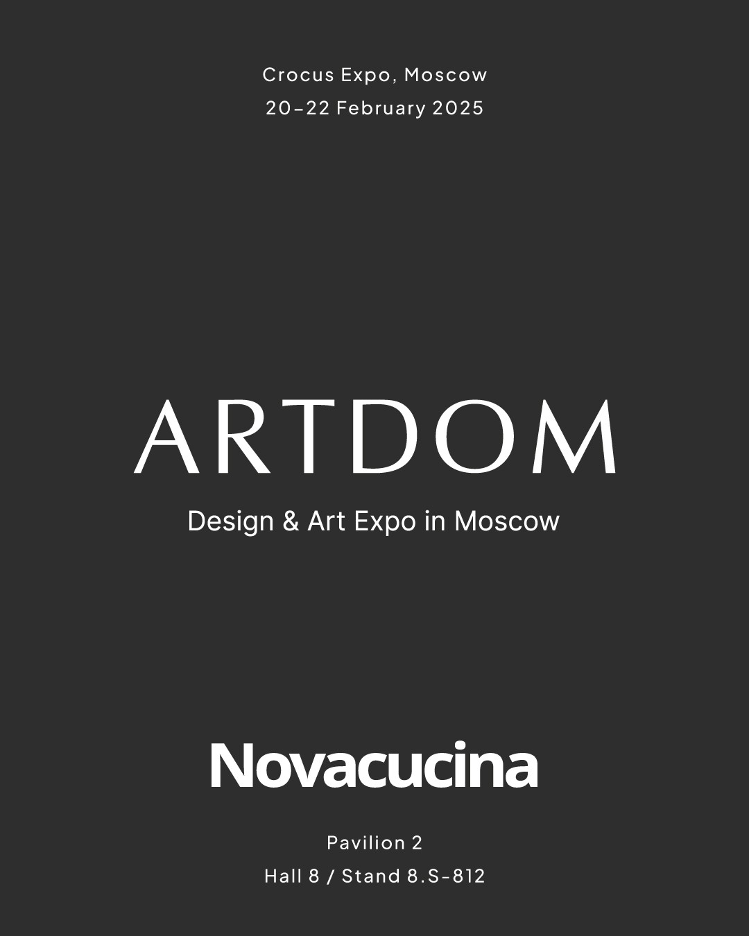 Novacucina presente a ARTDOM 2025